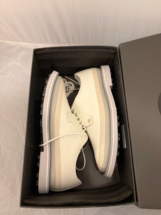 G/Fore G4 Gallivan Tuxedo Stripe Gallivanter Golf shoe leather men’s size 8 main image 5